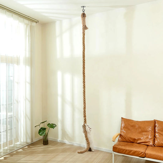 PETRAVELCN Cat Sisal Climbing Rope Tree For Indoor Cats