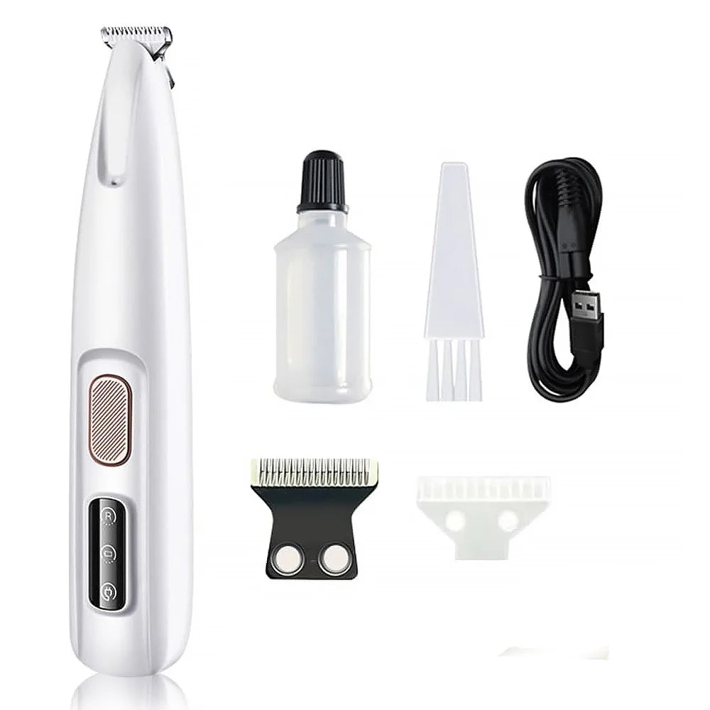 Cat And Dog Paw Trimmer With LED Light Rechargeable Battery