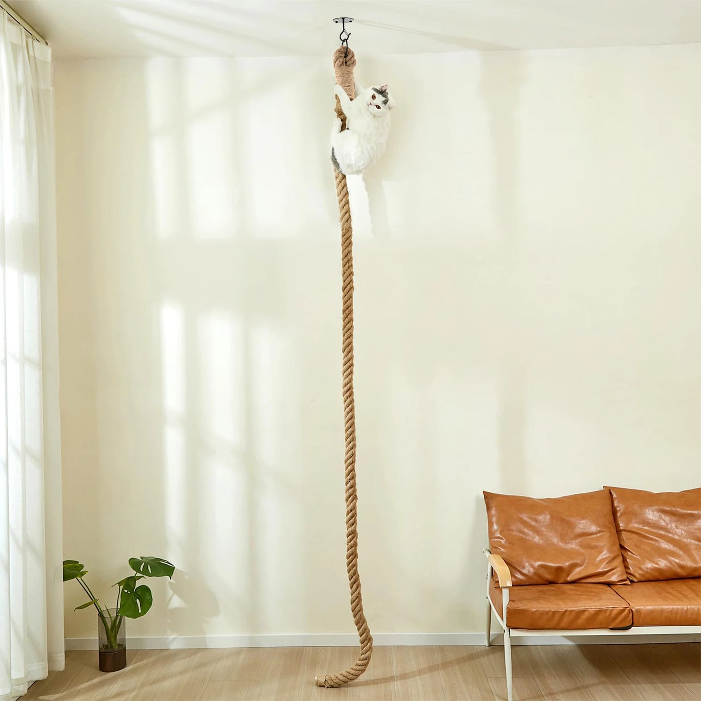PETRAVELCN Cat Sisal Climbing Rope Tree For Indoor Cats