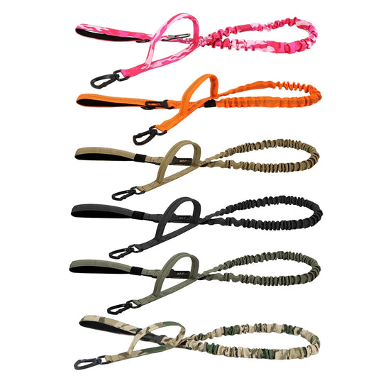 PETRAVELCN Military Dog Leash Quick Release With Two Handles