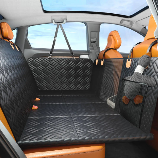 Rear Seat Dog Hammock Cover With Hard Bottom Extender