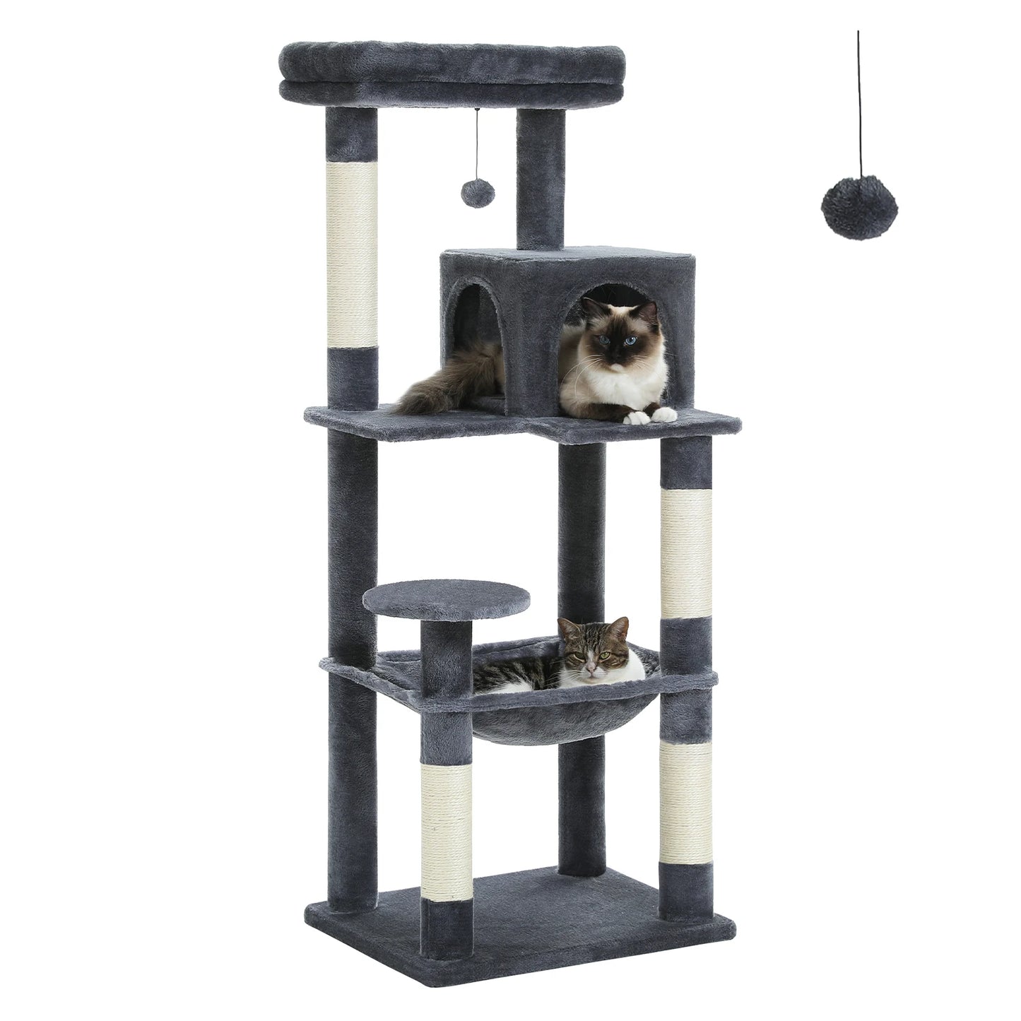 PAWZ Road Five Level Cat Tree With Scratching Posts