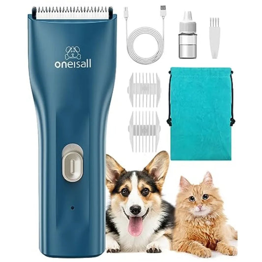 Pet Clipper for Cat Matted Hair, Pet Shaver for Cats Quiet Pet Clippers Waterproof Cordless Cat Clippers for Matted Long Hair w
