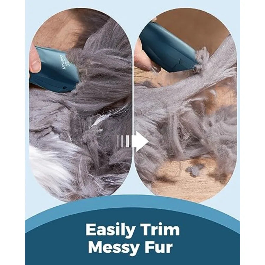 Pet Clipper for Cat Matted Hair, Pet Shaver for Cats Quiet Pet Clippers Waterproof Cordless Cat Clippers for Matted Long Hair w