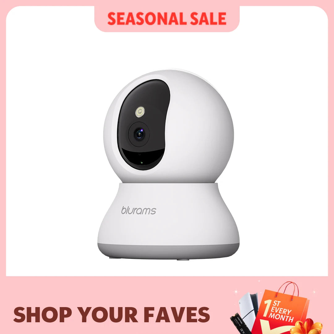 2Pcs Indoor Security Camera 2K, Home Security Camera for Dog/Elder, Security Camera with One-Touch Call Update A31S-2pc