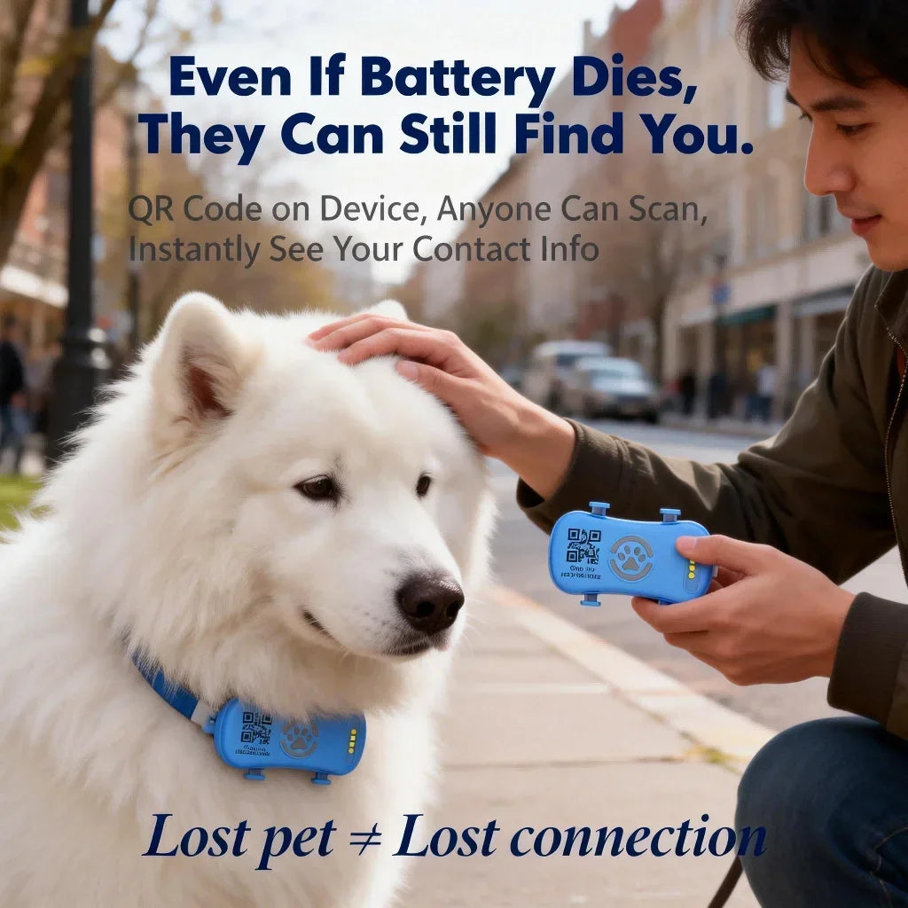 Wanwaytech GPS Pet Tracker With IoT SIM Unlimited Distance Tracking
