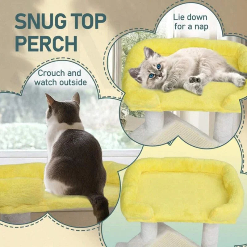 Multi-Level Cat Climbing Frame