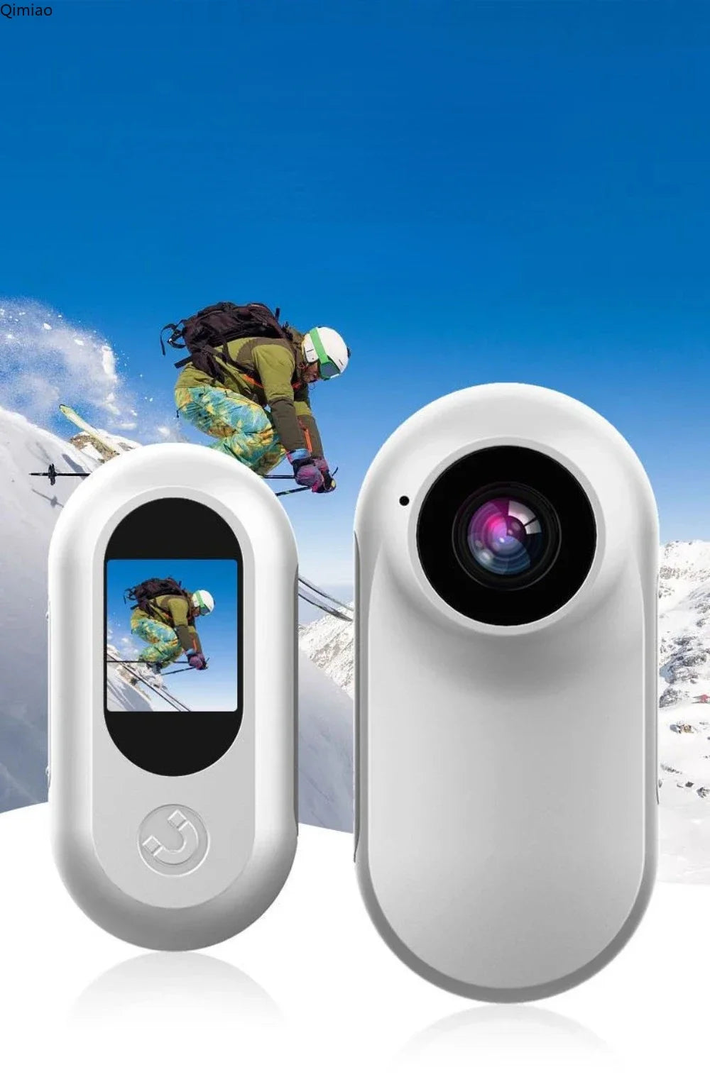 LISMCN Portable Pet Camera 1080p HD Detachable Collar Cam