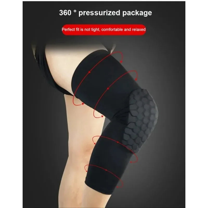 1PC Sports Knee Pads Compression Brace Volleyball Basketball Knee Pad for Gym Training Knee Support Protector Soccer Shin Guards
