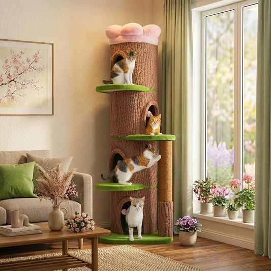 PAWZ Road Cat Tree Tower With Condos And Scratching Post