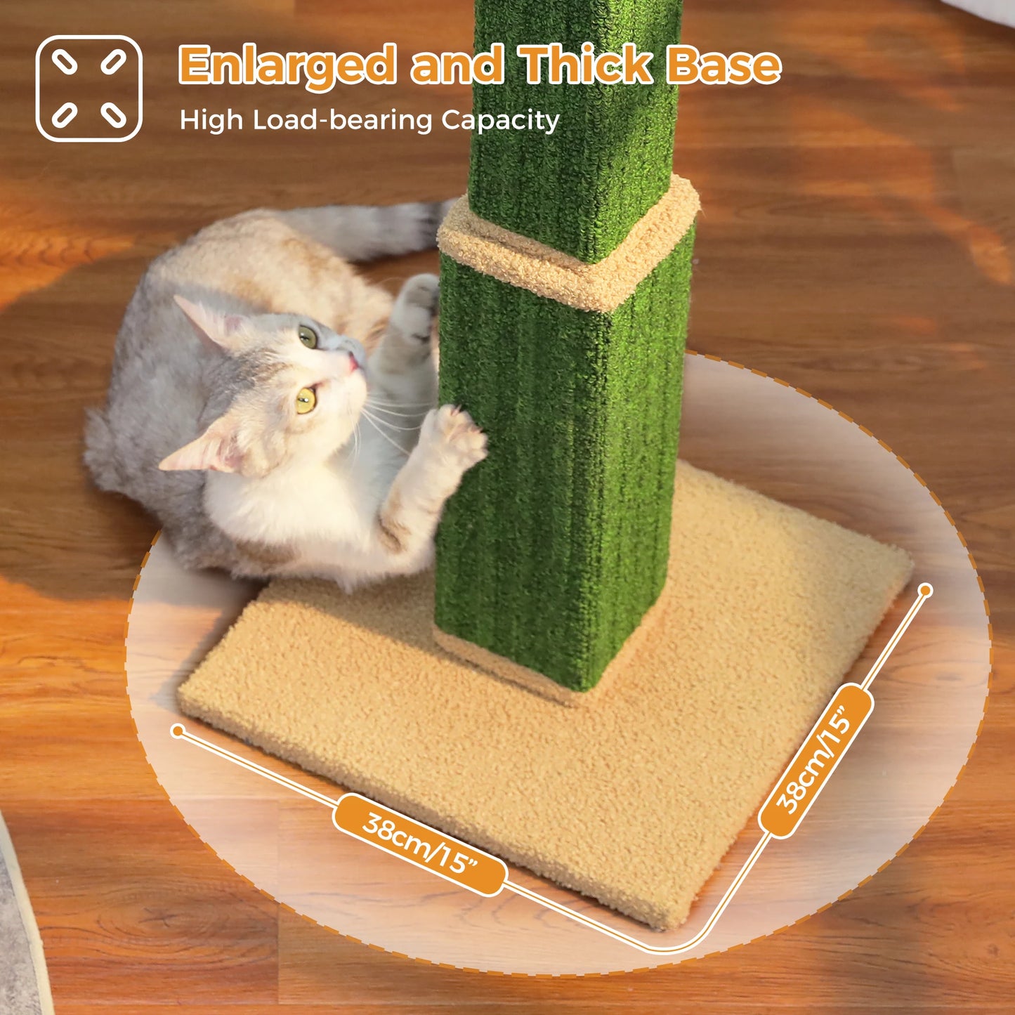 PAWZ Road Cat Scratching Post for Indoor Cats