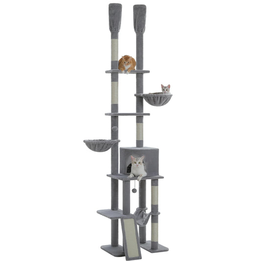 PAWZ Road Cactus Cat Tree Floor to Ceiling 7 Tiers