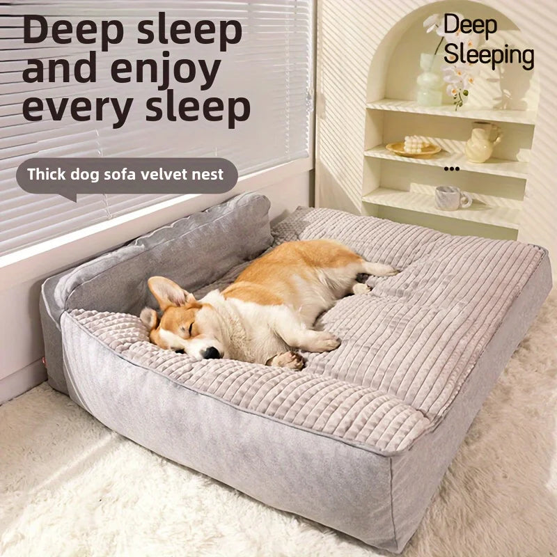 Cat And Dog Bed Non-Slip Winter Warm Sleeping Cushion