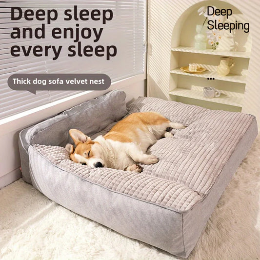 Cat And Dog Bed Non-Slip Winter Warm Sleeping Cushion