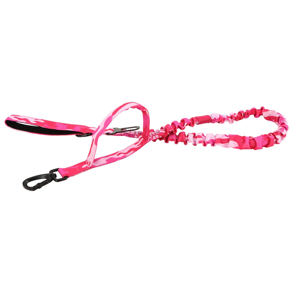 PETRAVELCN Military Dog Leash Quick Release With Two Handles