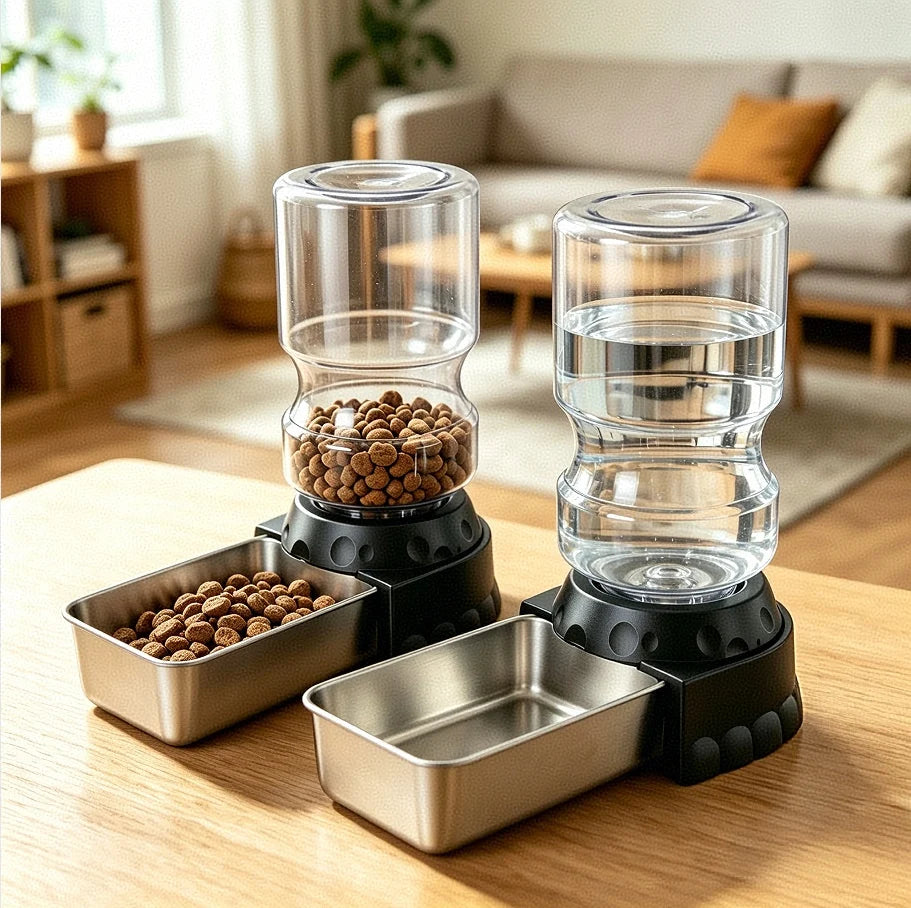 Booteely Pet Water Dispenser For Dogs And Cats With Gravity