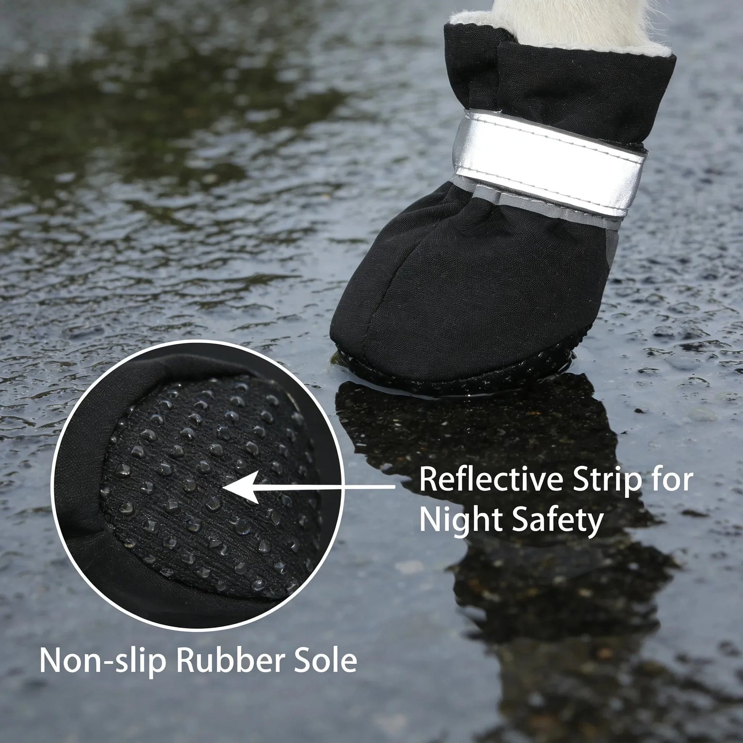 Small Dog Puppy Shoes Waterproof Anti Slip Boots For Puppies