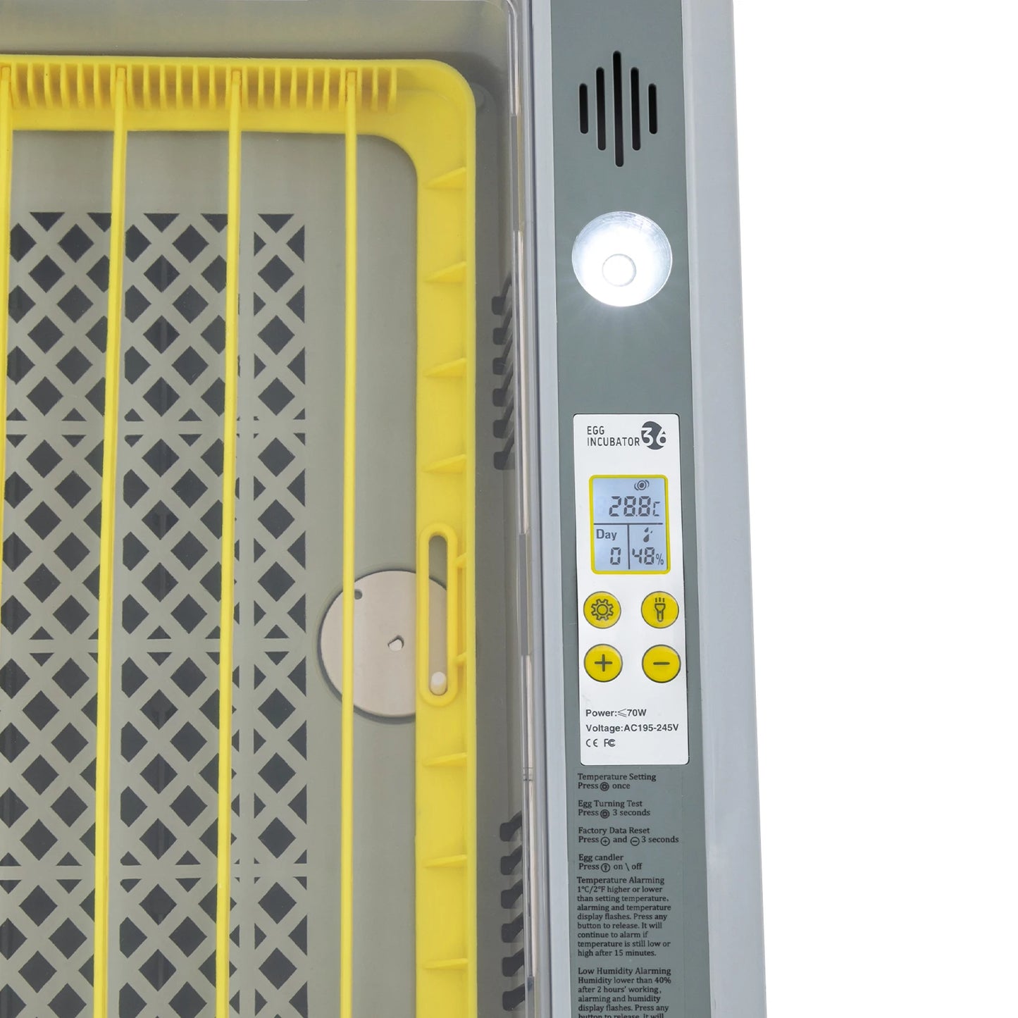 Poultry Egg Incubator Hatcher With Automatic Turning Temperature Humidity