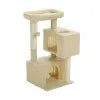 PEQULTICN Small Cat Tree With Natural Sisal Scratching Post