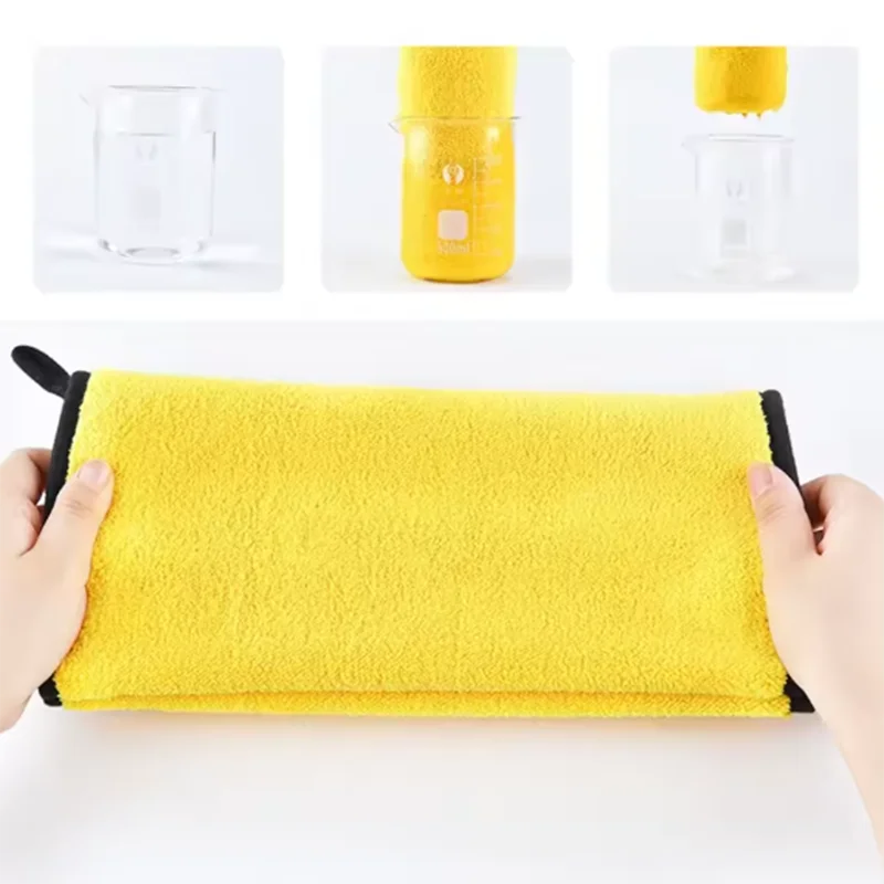 Hot Pet Absorbent Towel Microfiber Dog Bathing Towel Dog Bathrobes Wiping Cloth