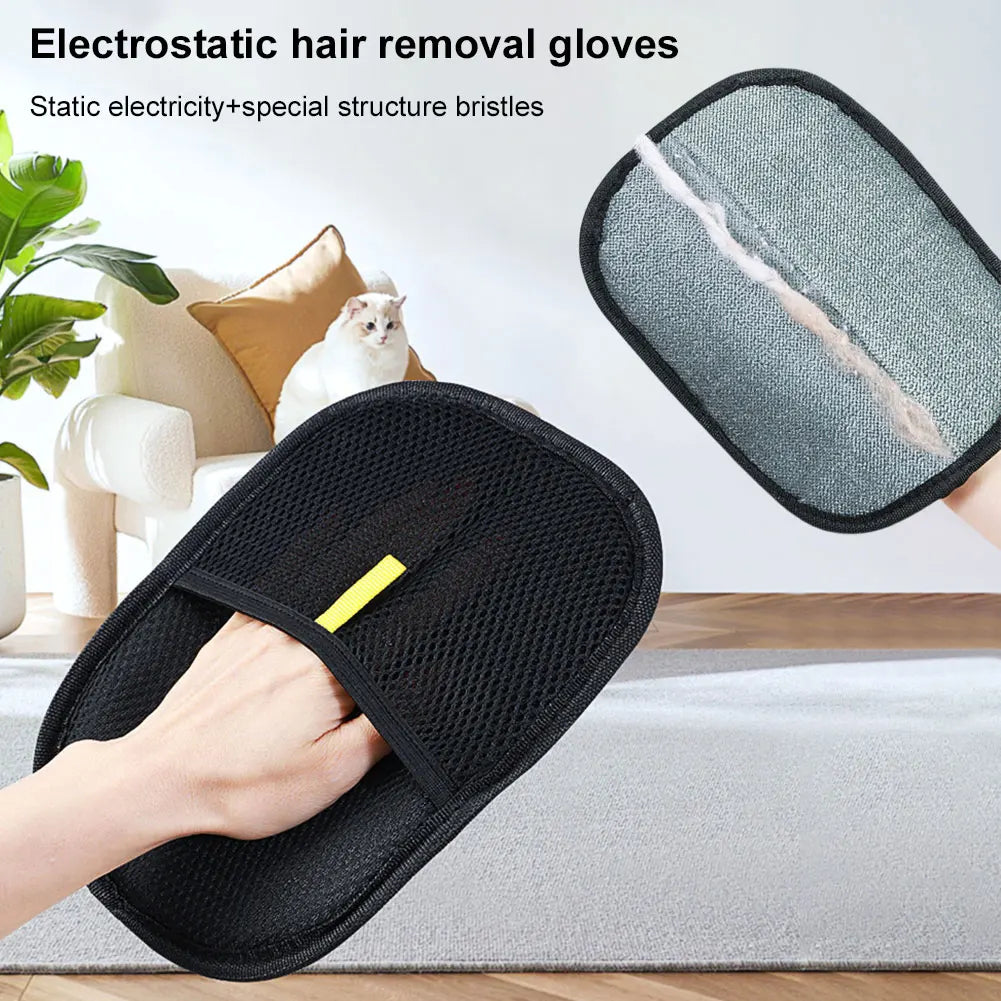 APWIKOGER Deshedding Glove For Dog Cat Rabbit Hair Removal Grooming