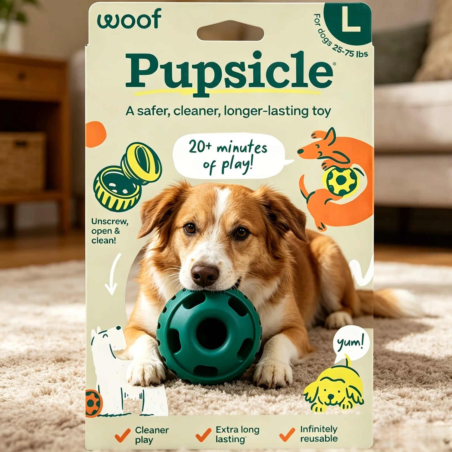Interactive Dog Chew Toys for Puppies and Adults Bite Resistant