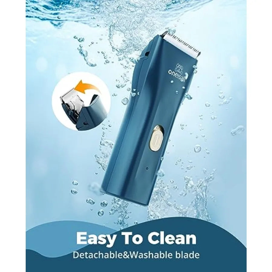 Pet Clipper for Cat Matted Hair, Pet Shaver for Cats Quiet Pet Clippers Waterproof Cordless Cat Clippers for Matted Long Hair w