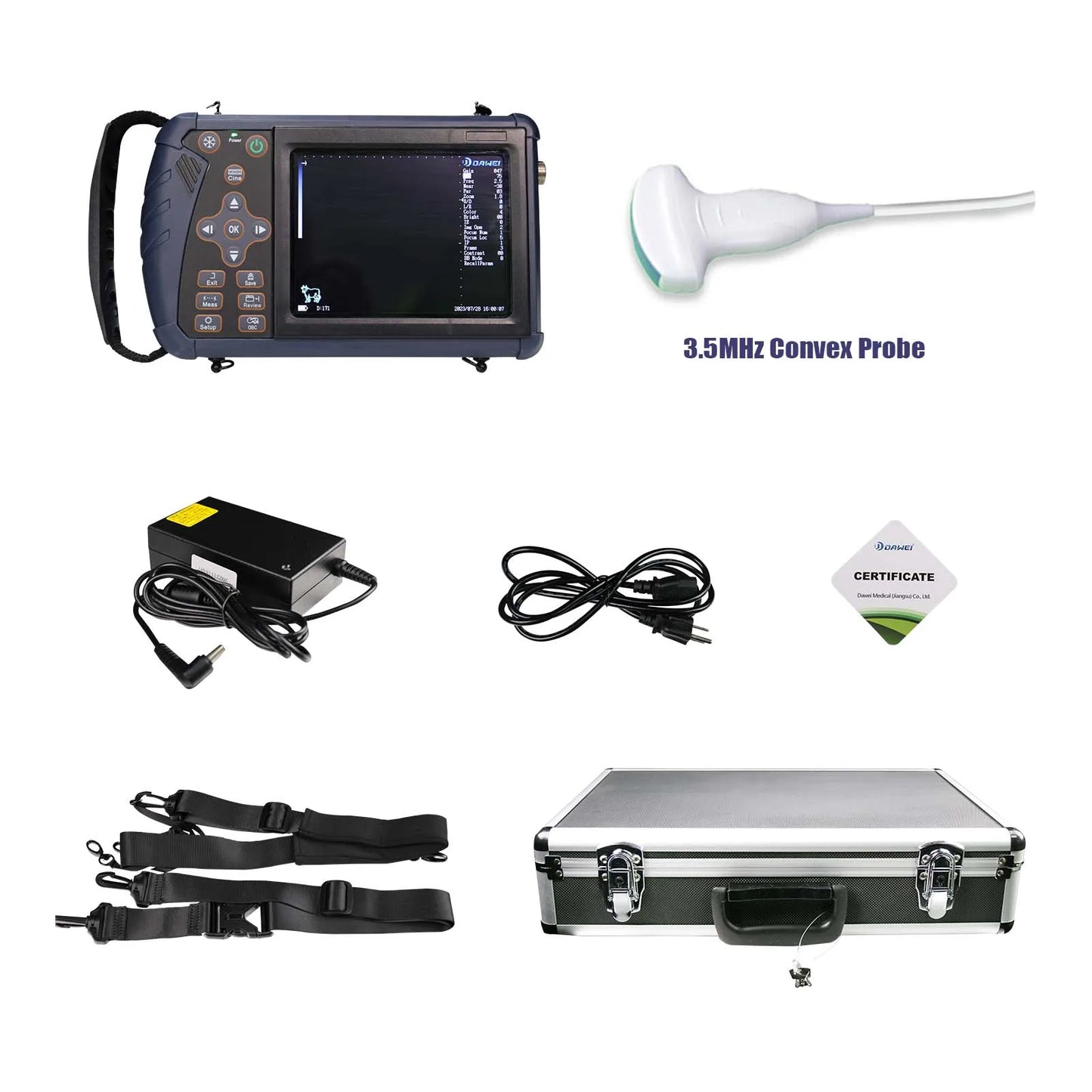 DAWEI Portable Veterinary Ultrasound Scanner For Livestock Pregnancy