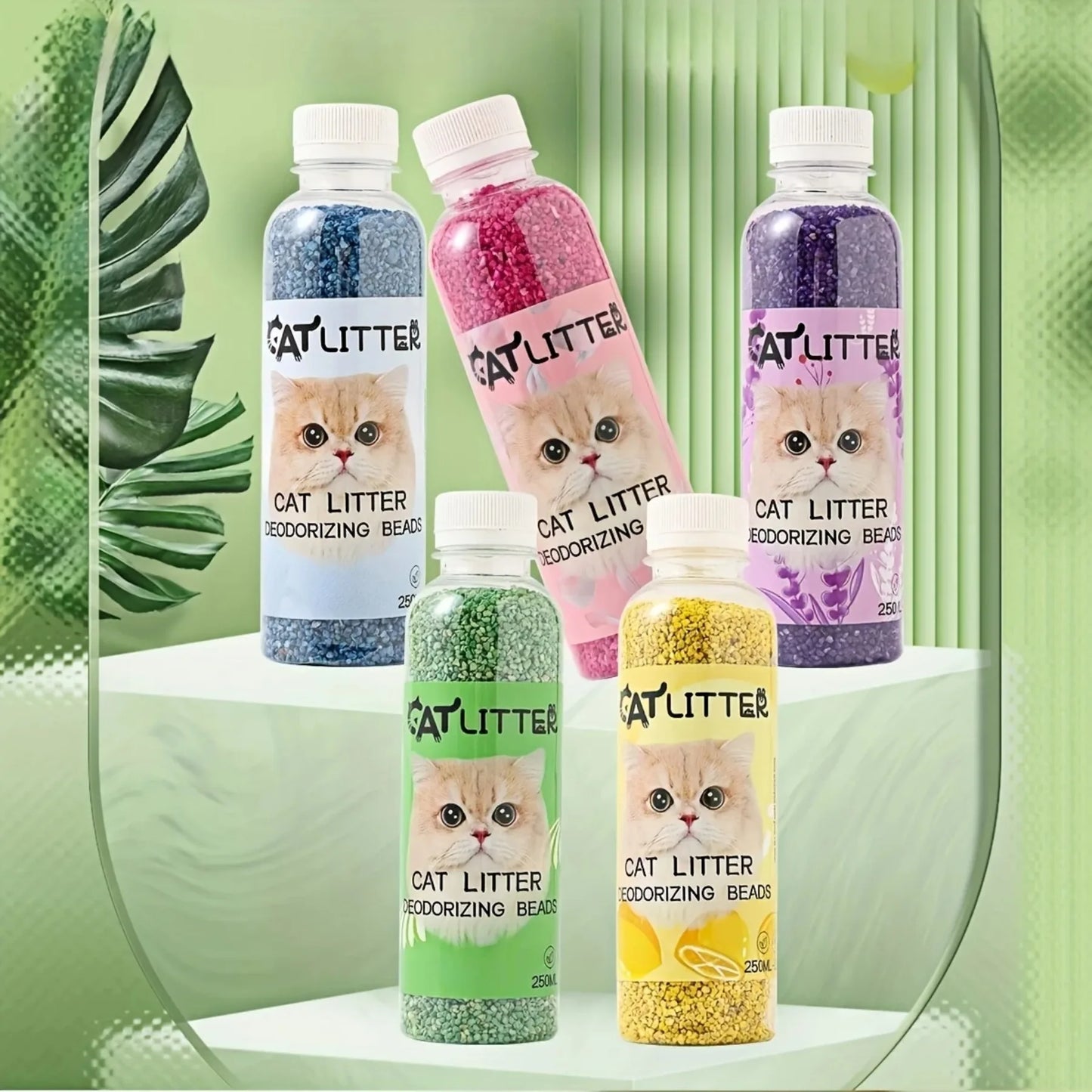 Cat Litter Deodorizing Beads For Odor Control And Freshness