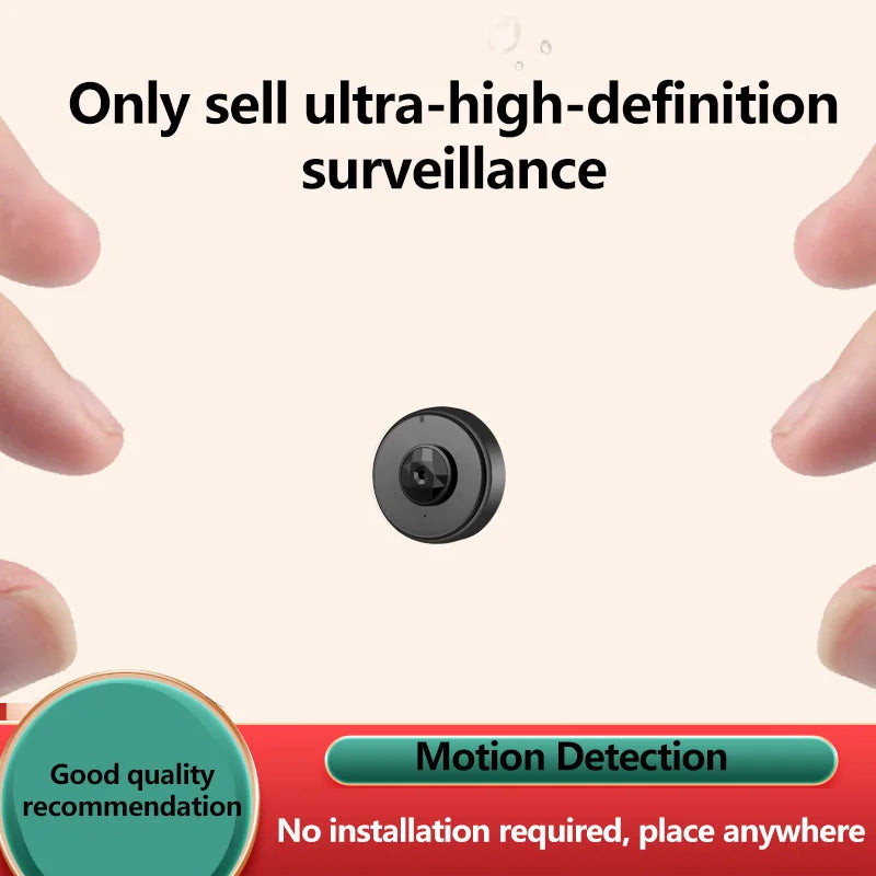 A Brand Ultra-High Definition Small Camera Wireless Monitor Home Wifi Remote Mobile Phone 360-Degree Panoramic Mini Photography Indoor Home Connected Plug-In-Free Cat Eye Non-Micro Non-Invisible Non-Hidden