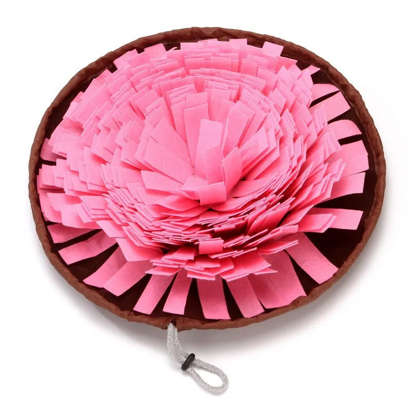 Washable Felt Sniffing Pad For Dogs Foldable Slow Feed Mat