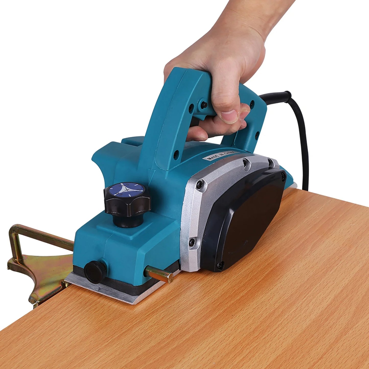800W Portable Electric Wood Planer 16000RPM High-Speed Electric Corded Handheld Planers Power Tool for DIY Woodworking Tool