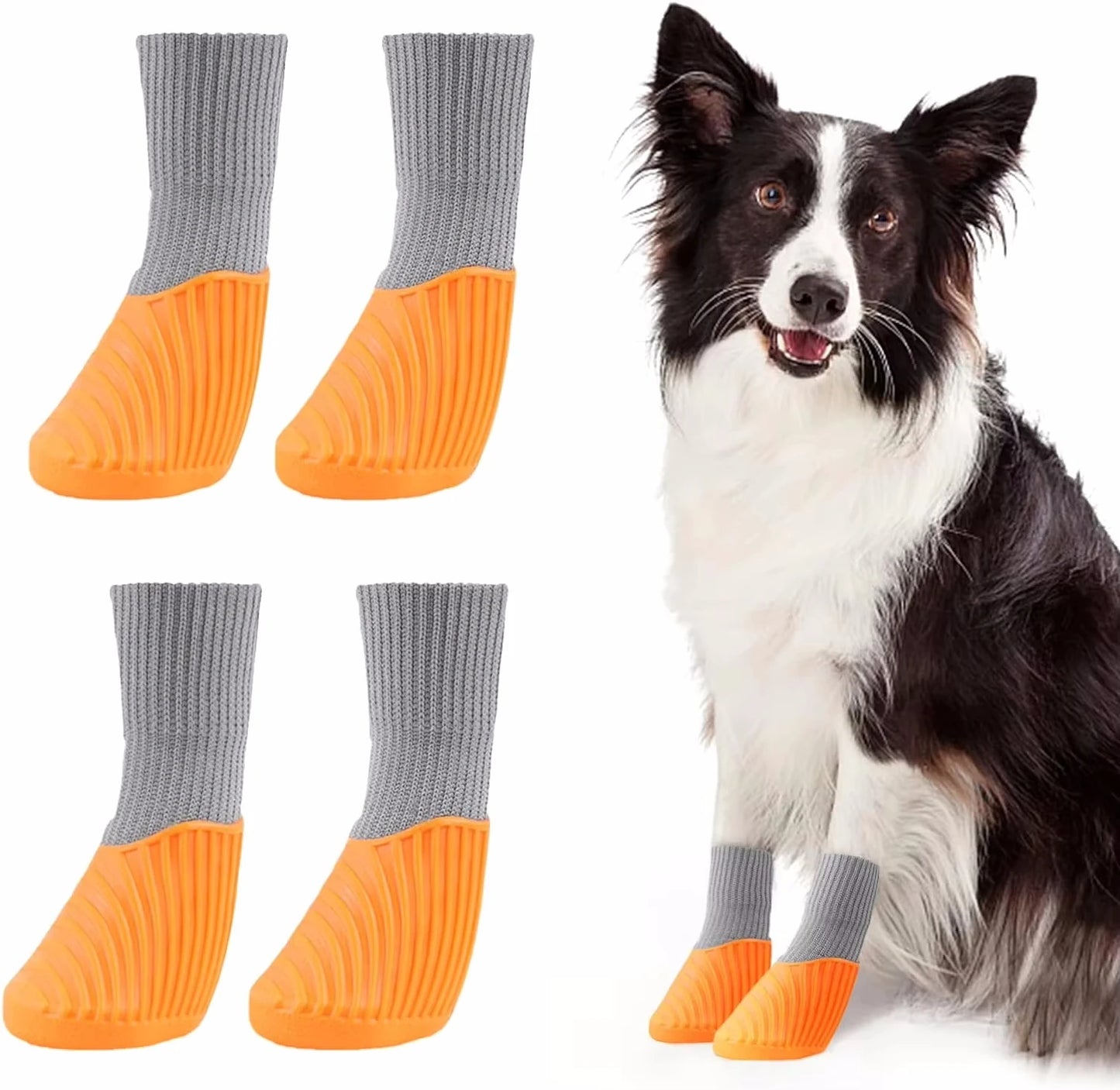 Outdoor Pet Dog Boots Set Waterproof Anti Slip Paw Protectors
