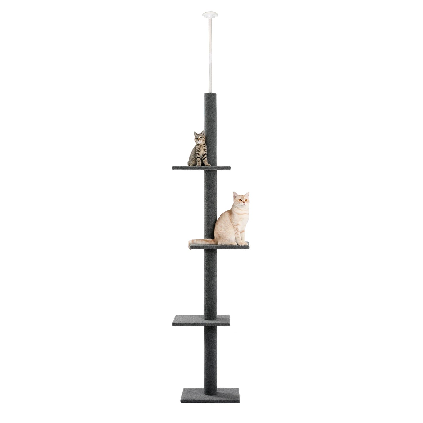 PEQULTICN Adjustable Height Cat Tree Floor to Ceiling Tower