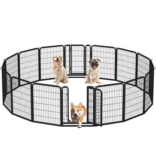 Dog Playpen Outdoor Heavy Duty Metal Exercise Pen