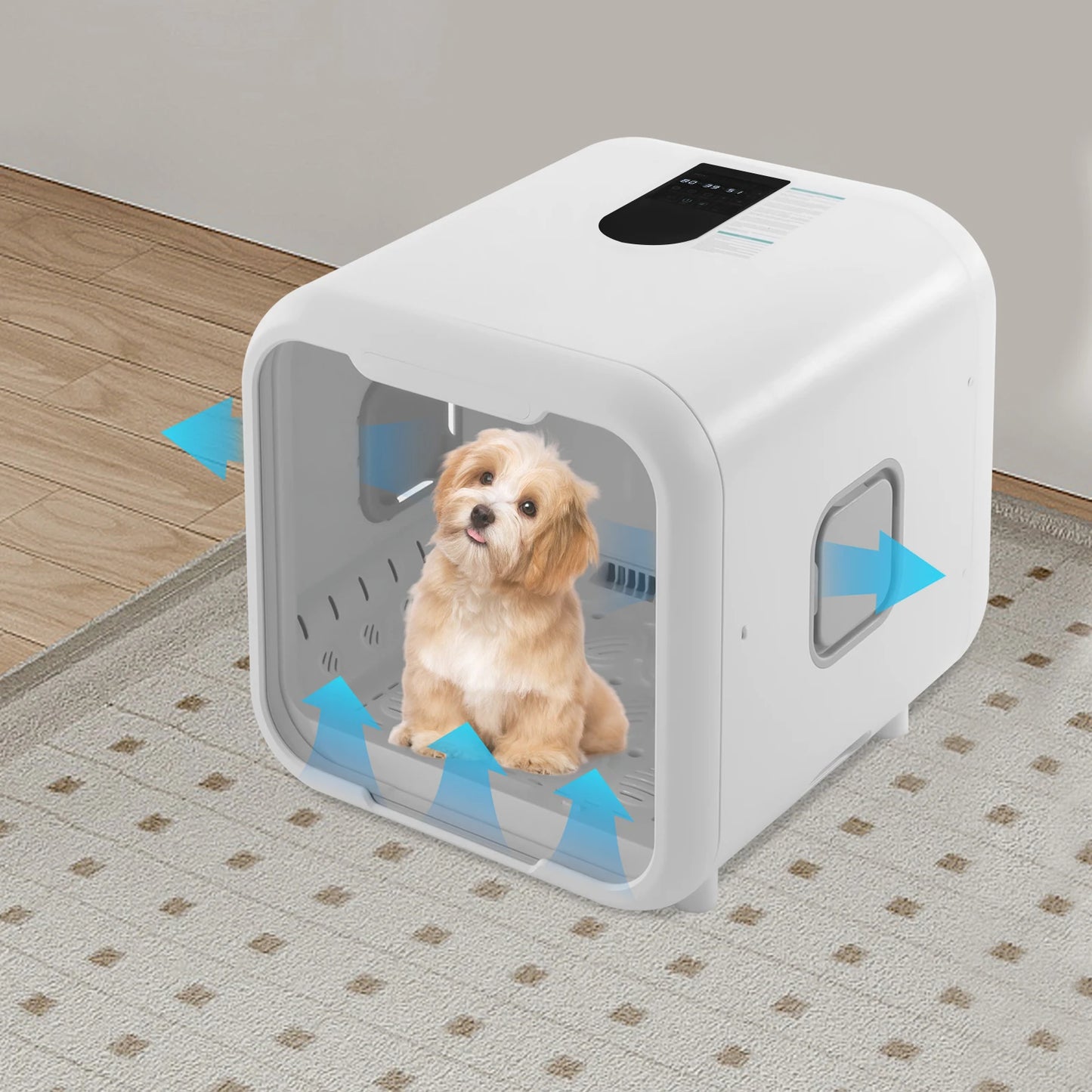 Pet Dryer Box 800W Grooming Hair Dryer For Cats