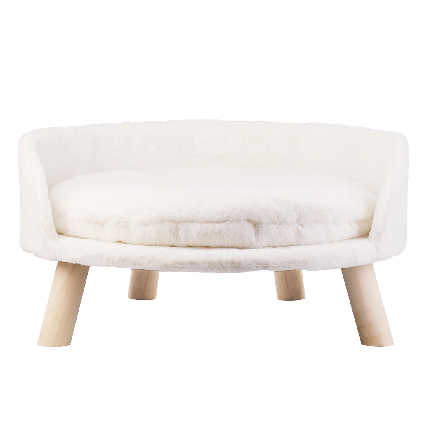 NONECN Luxury Soft Cat Bed Warm Plush Fabric Nesting Chair