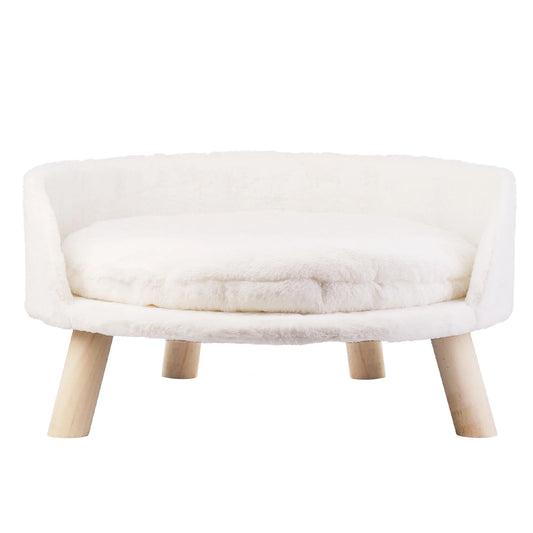 NONECN Luxury Soft Cat Bed Warm Plush Fabric Nesting Chair