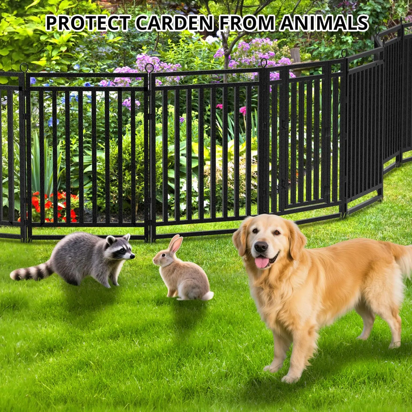 Decorative Garden Fence for Yard Dog