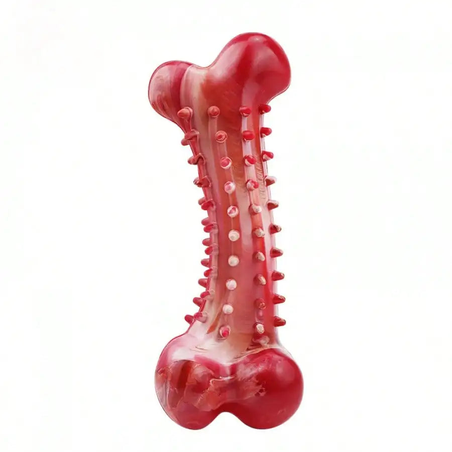 Indestructible Dog Teeth Cleaning Bone Toy For Safe Chewing Entertainment