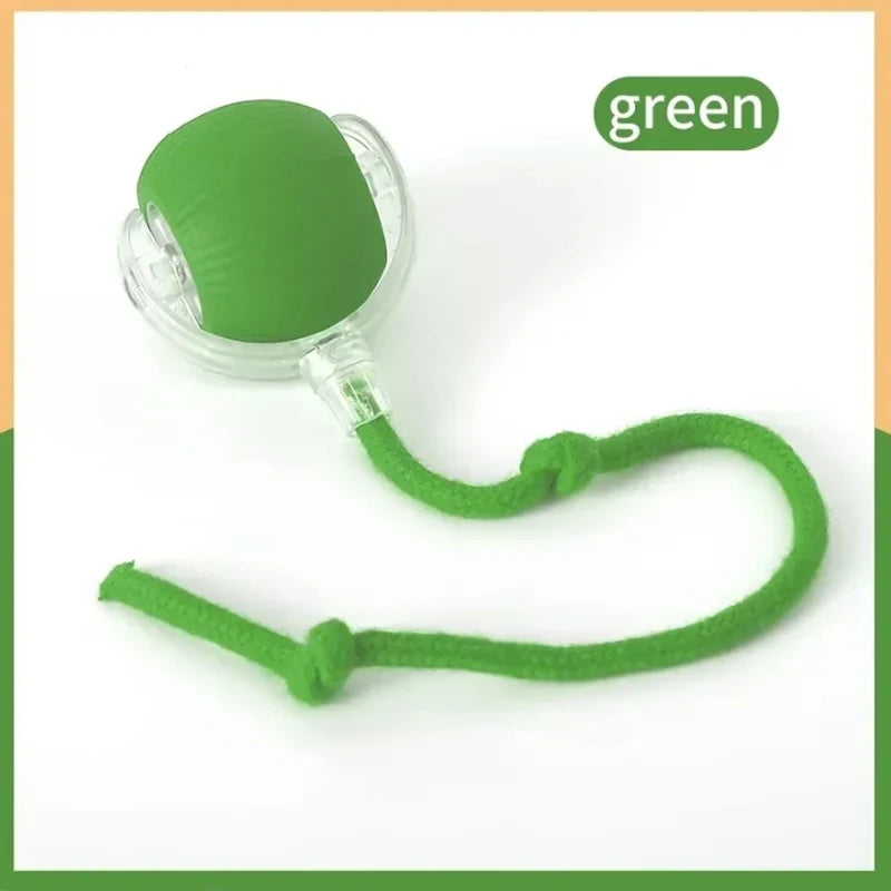 Smart Cat Ball Toy Silicone Interactive Auto Motion For Cats