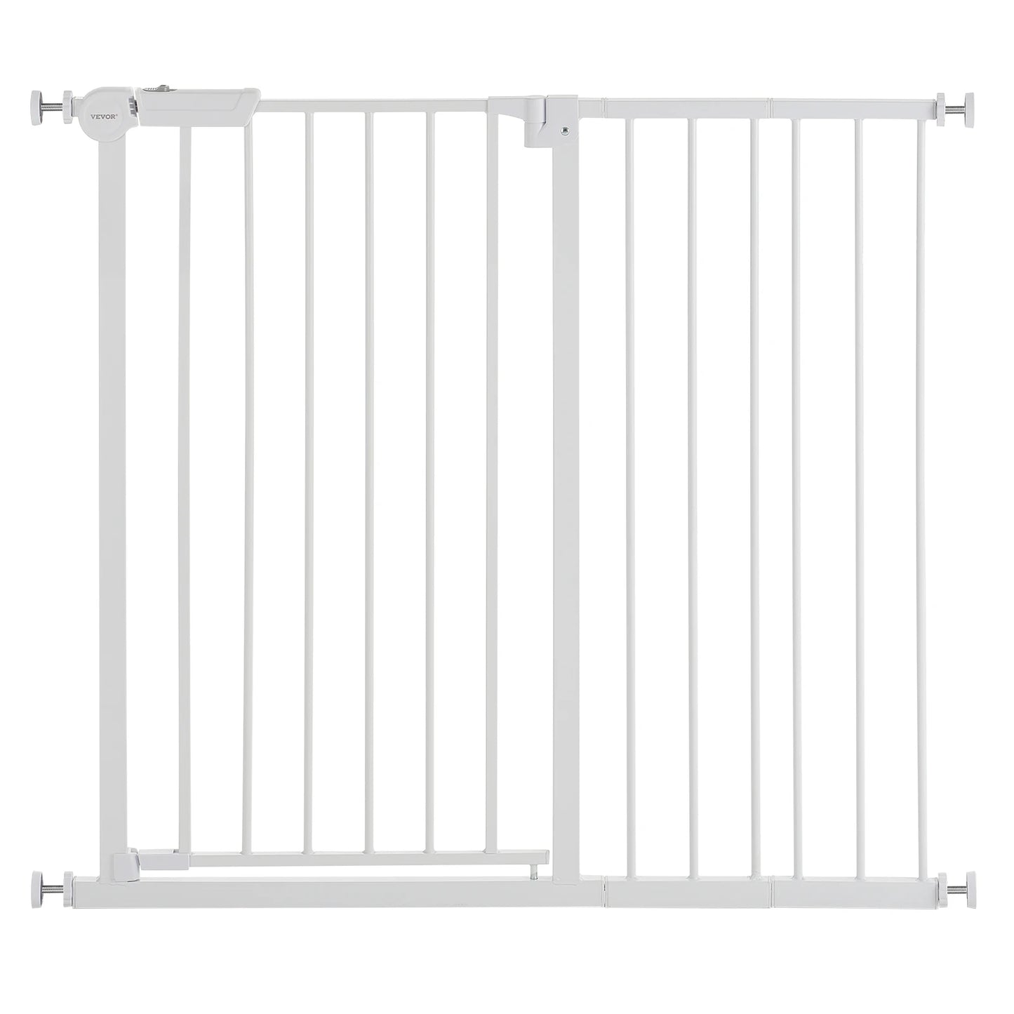 SucceBuy Baby Gate Pressure Mount Walk Through Pet Gate
