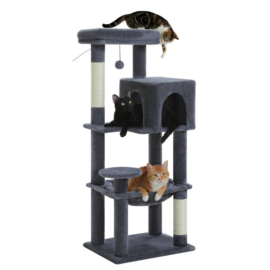 PEQULTICN 5-Level Cat Tree With Perch And Hammock