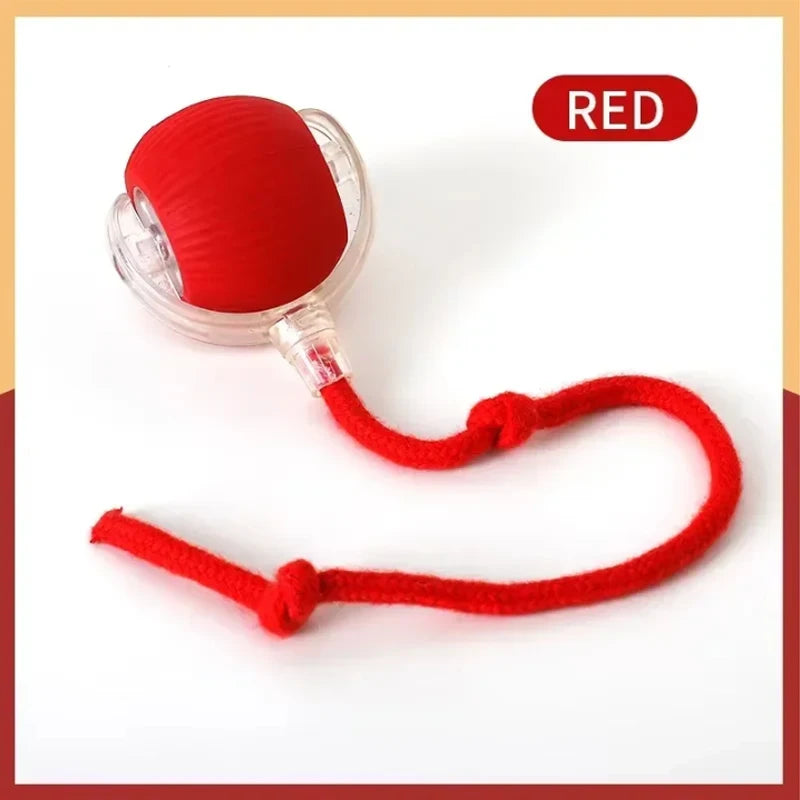 Smart Cat Ball Toy Silicone Interactive Auto Motion For Cats