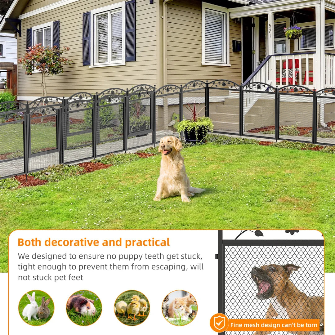BINGOPAW 8-Panel Heavy Duty Dog Playpen for Indoor Outdoor Training