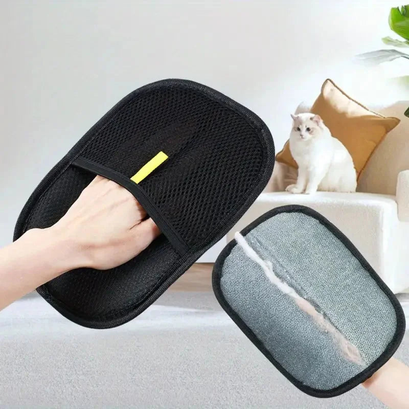 AEHOME Pet Hair Remover Gloves For Cats And Dogs Grooming