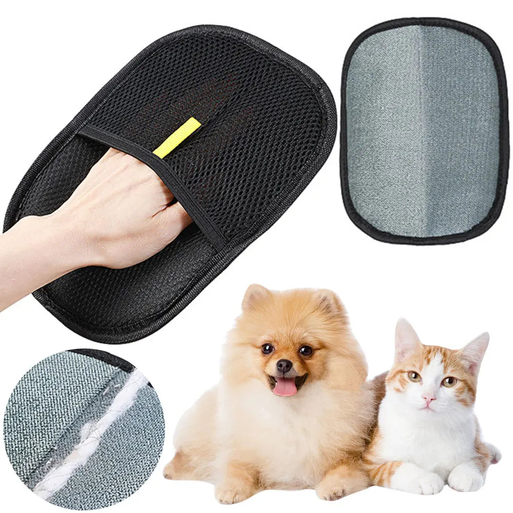 APWIKOGER Deshedding Glove For Dog Cat Rabbit Hair Removal Grooming