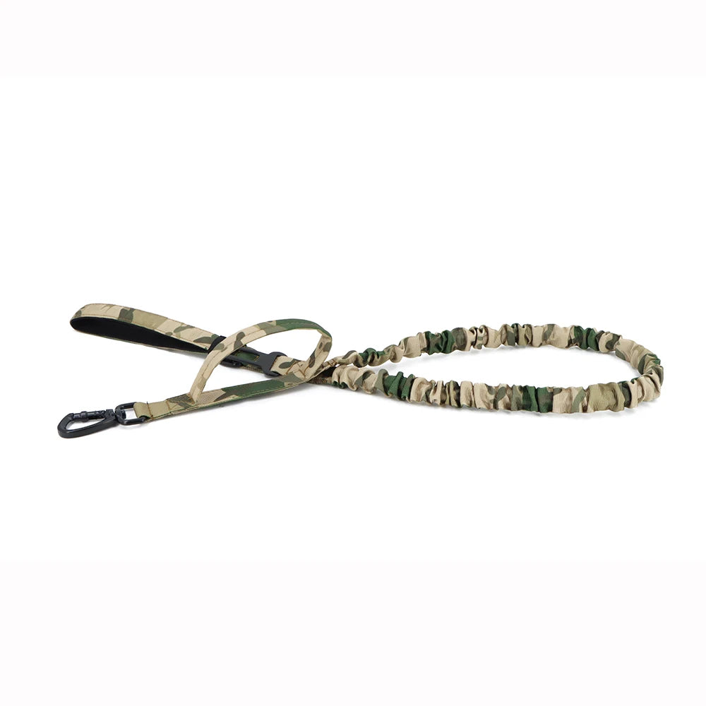 PETRAVELCN Military Dog Leash Quick Release With Two Handles