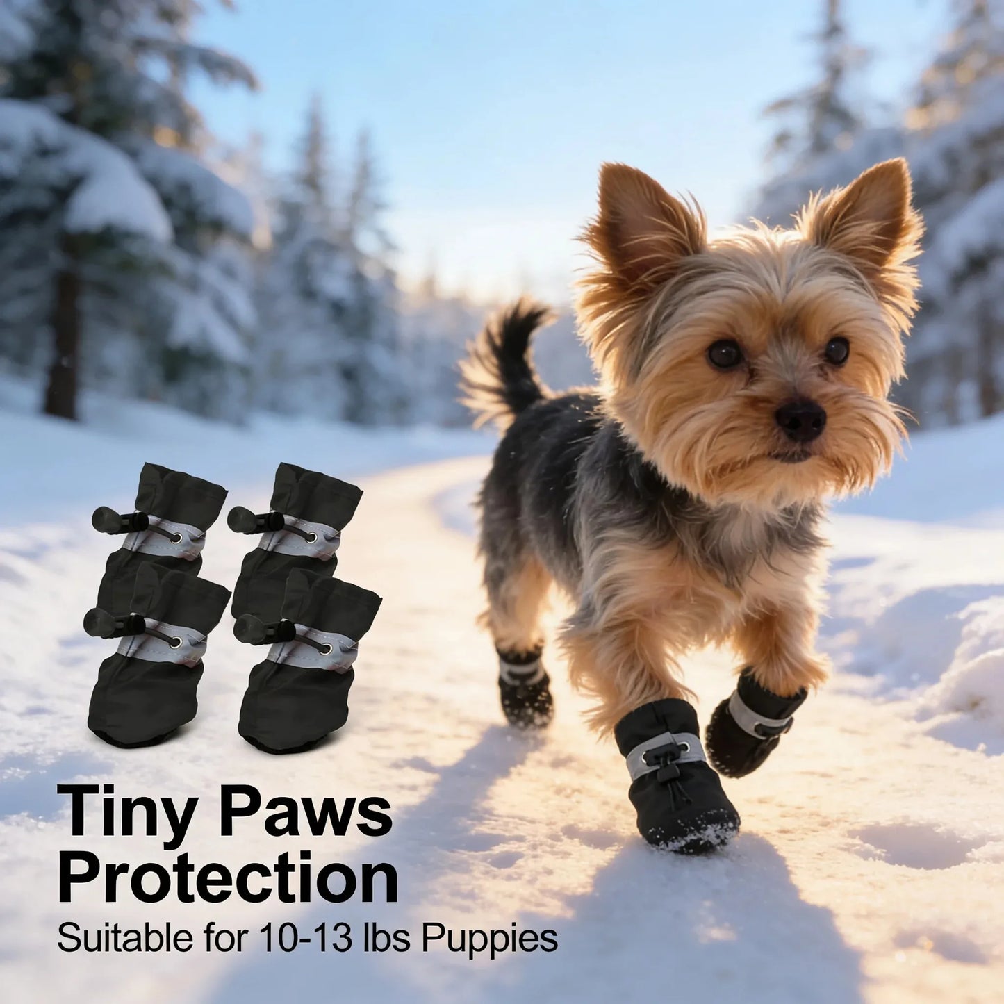 Small Dog Puppy Shoes Waterproof Anti Slip Boots For Puppies