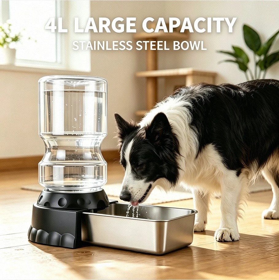 Booteely Pet Water Dispenser For Dogs And Cats With Gravity
